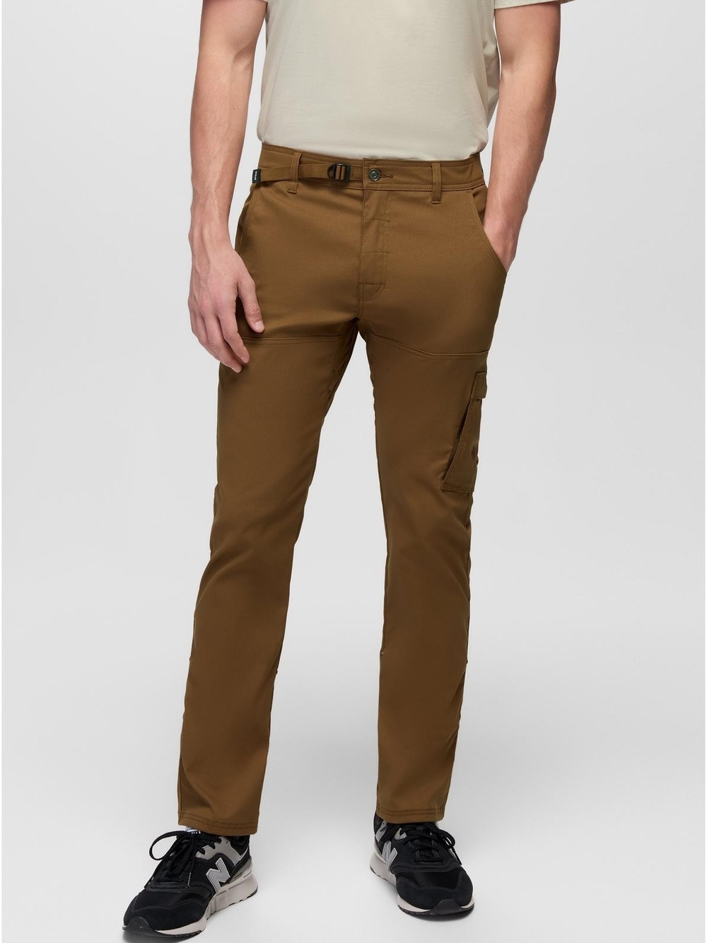 New $95 Men's 34x32 PrAna Stretch Zion Slim Pants Hiking/Climbing Belted Cargo